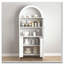 Armoire de rangement arquée avec éclairage DEL-1113157641
