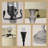 Pavanjit Buffet Lamps Table Lamps Unique Artistic Design Shade for Console Table at Landing Erea, Entryway, Buffet or Sideboard Table at Dinning Room-735400007