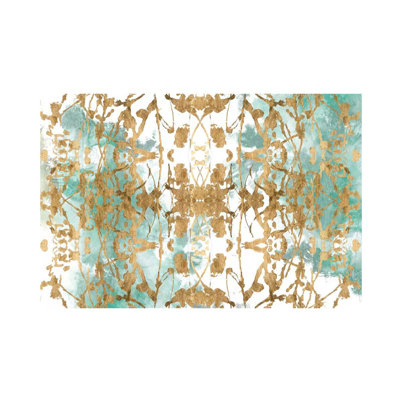 Verdant Mirror II by Jennifer Goldberger - Wrapped Canvas Painting, 66.04 cm H x 45.72 cm W x 1.91 cm D