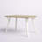 Keyiona Solid Wood Base Dining Table-413335191-413335188