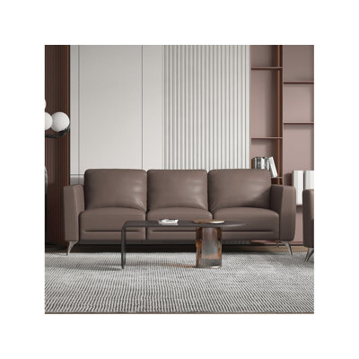 83 " Leather Sofa