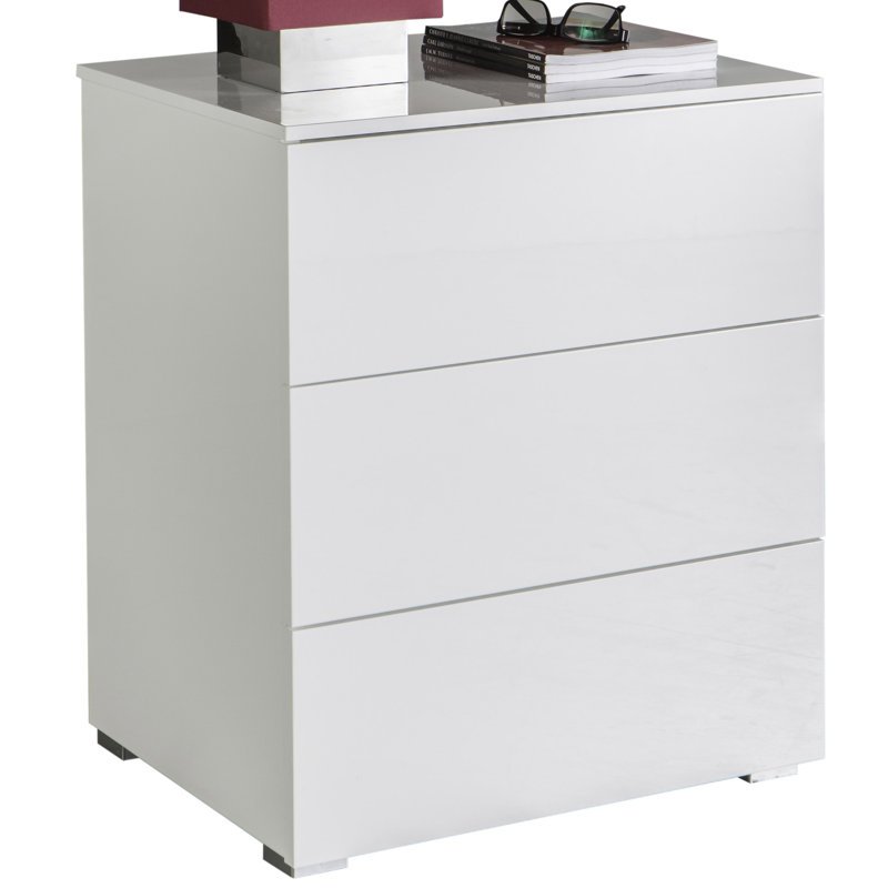 Gatlinburg 55cm W Manufactured Wood Bedside Table