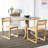 Denholme Pine Solid Wood Top Pedestal Dining Set-86320976
