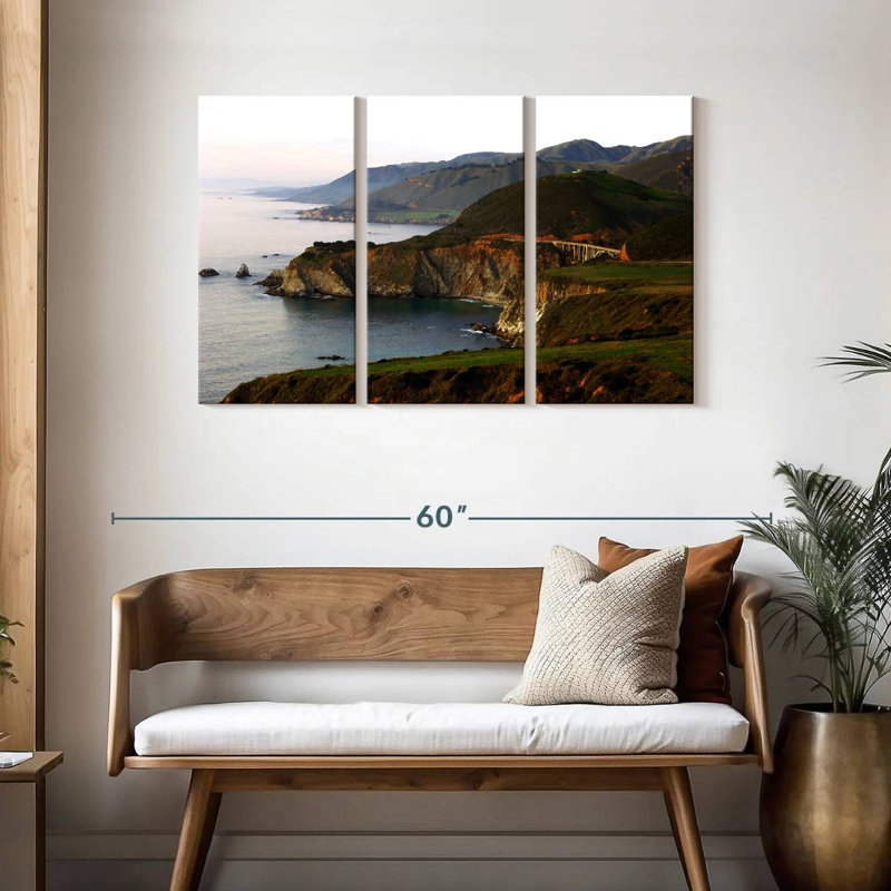 Gillard Big Sur Cliffs, 28" H x 45" W