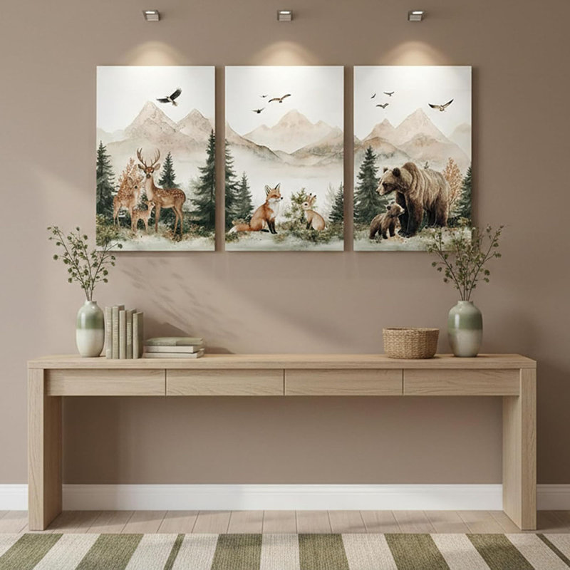 3 Piece Wrapped Canvas Print