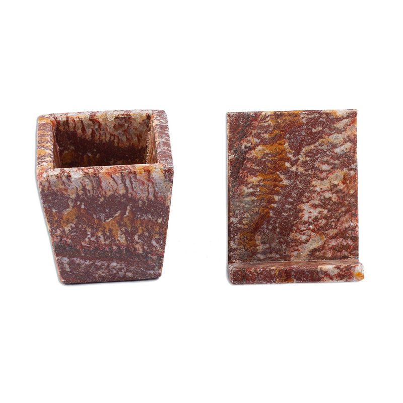 Avanthika Marble Desk Organizer Set