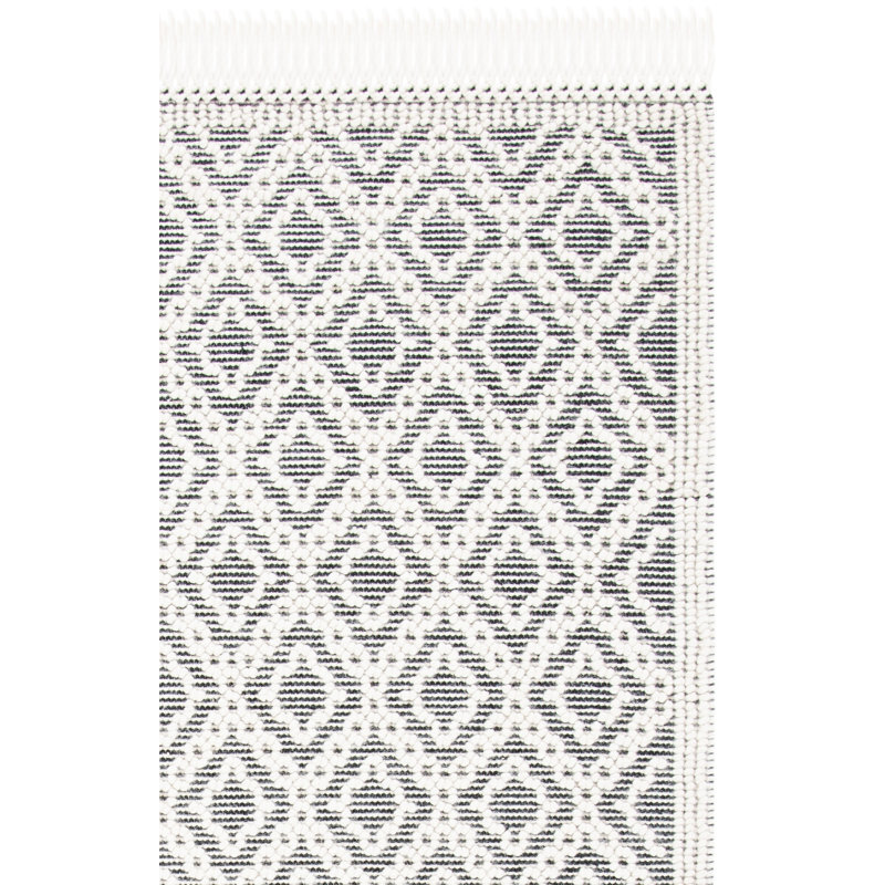 Nakita Natura Hand Woven Wool Geometric Rug, Rectangle 6' x 9'