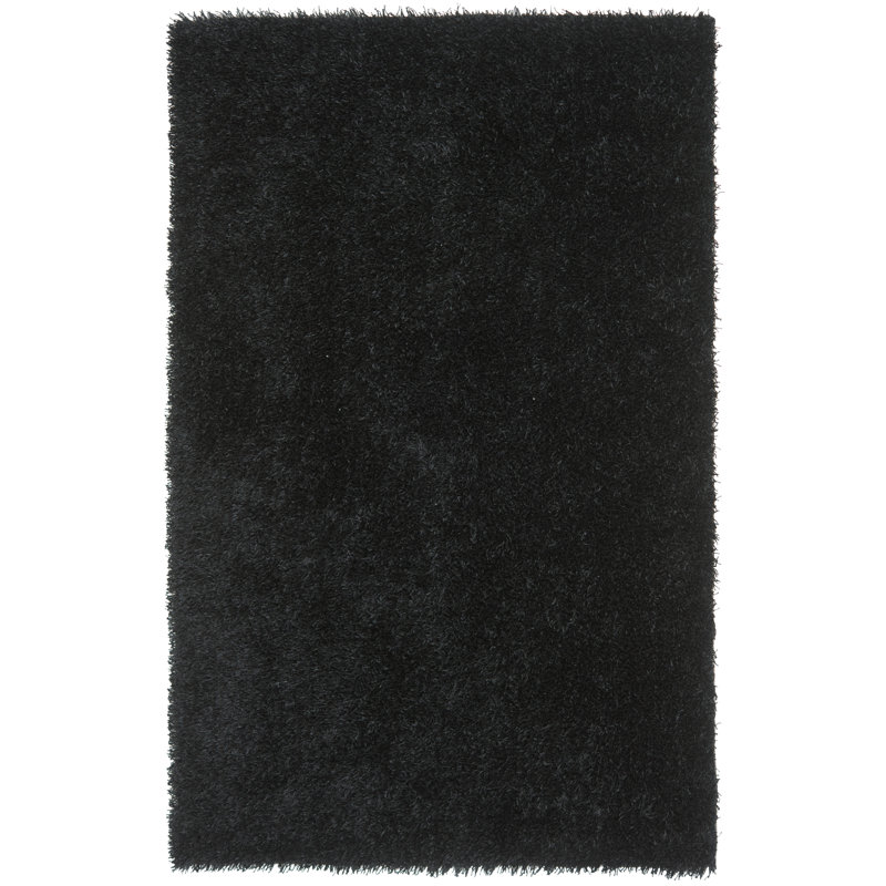 Callie Solid Colour Hand Woven Area Rug, Rectangle 61 x 91 cm