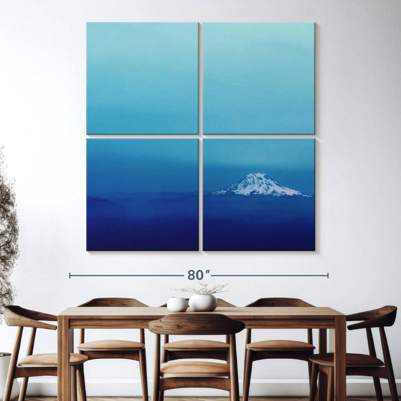 Alvord Mount Rainier At Dawn, 74" H x 74" W