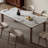 Simplified rock slab table and chair combination-107818769