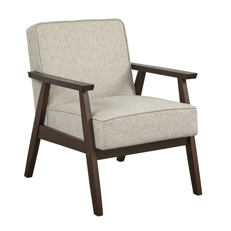 Fauteuil en polyester Berthiaume, Polyester gris