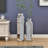 DeGrailly 2-Piece 30" and 24" Large Glass Floor Vase Set Modern Contemporary Glam Stylish-1264956834