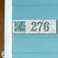 Plaque d'adresse sur 1 ligne Palm Trees-87206819