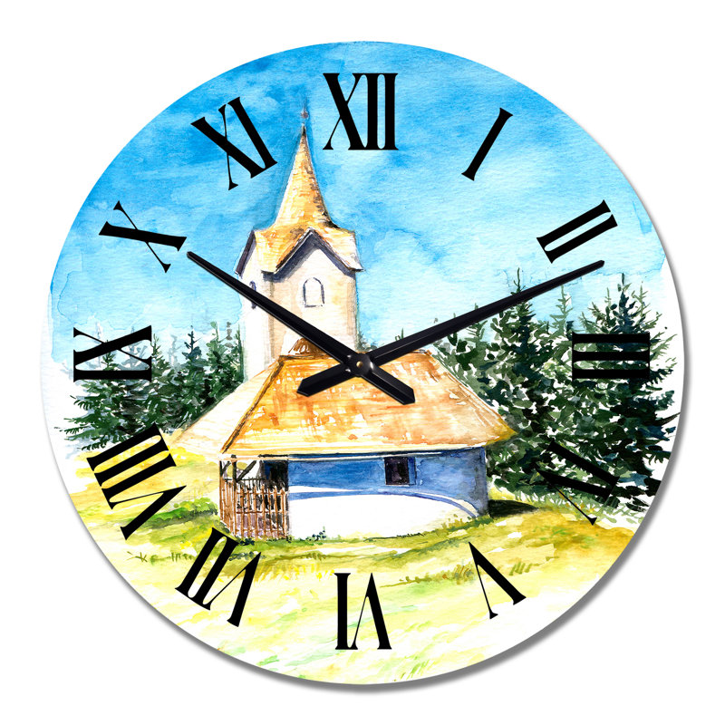 Petite horloge murale Mid-Century, Moyen