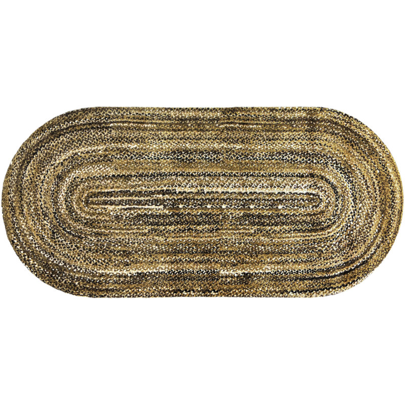 Tapis rond lavable moyen Lancaster, L 28 po x L 59 po, Rouge