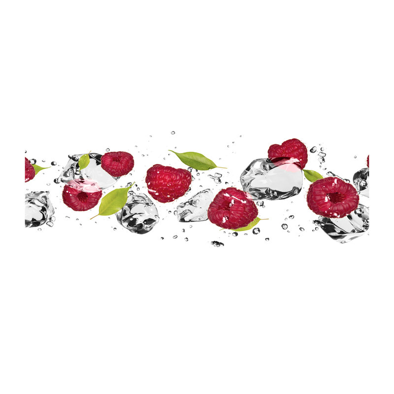 Raspberry And Water - No Frame Print on Canvas