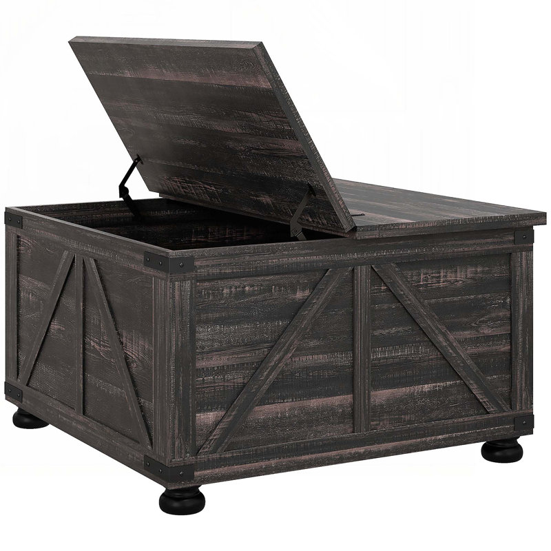 Coffee Table  WithHinged Flip Lift Top , Hidden Space