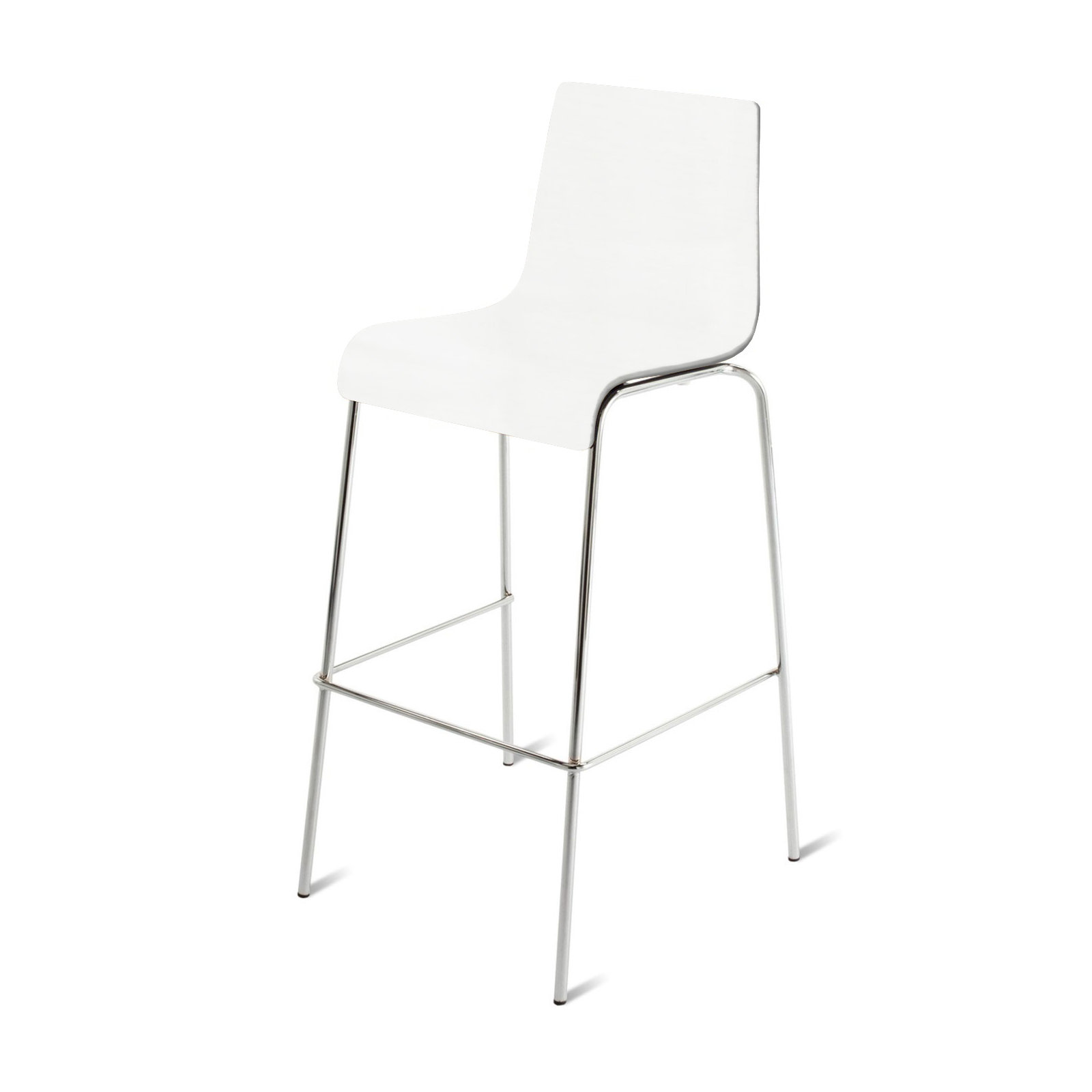 Stool, White, Bar Stool (30.4" Seat Height)