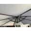 Parasol de patio gris 10 pi Offset