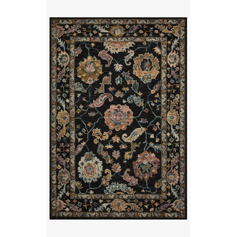 Fierros Wool Oriental Indoor Rug