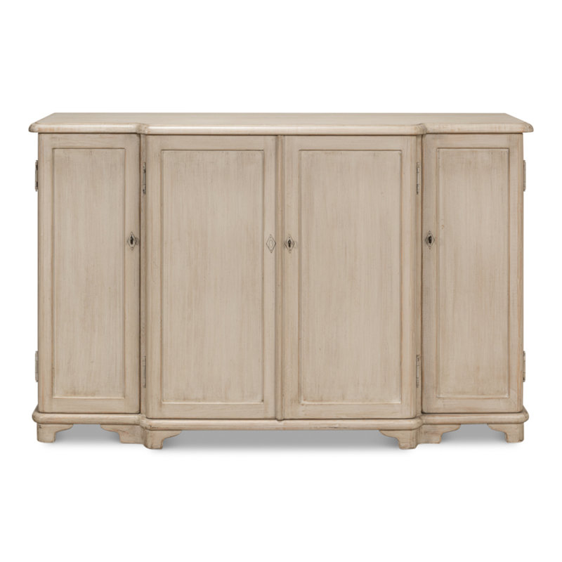 Entree' 63'' Solid Wood Sideboard, Stone Gray
