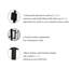Porte de douche pivotante l 34 po x H 72 po en noir mat avec verre. Enrichissez l'ambiance de votre salle de bain. Fabrication de qualité. Nettoyage simple. Installation professionnelle recommandée. Trempé facile à