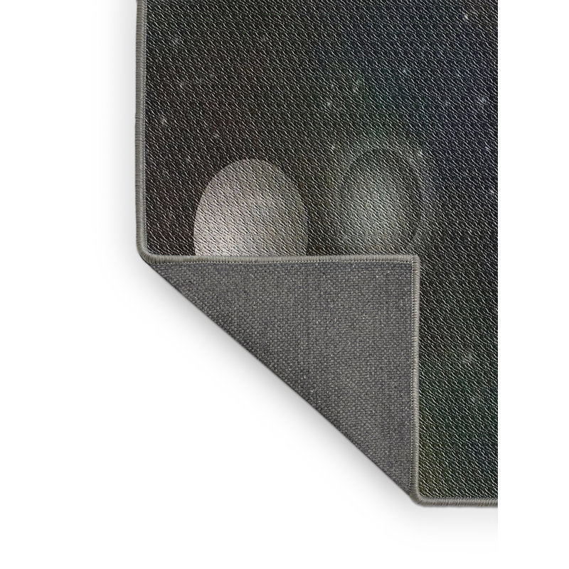 Vert/bleu/noir/Tapis décoratif, Rectangle 5 pi x 8 pi
