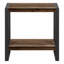 Table d'appoint, table d'appoint, table de bout, table de chevet, lampe, stratifié, métal, industriel
