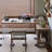 Light walnut L-Shaped Solid Wood desks-107672472-107672478
