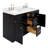 Hamlet 60.25'' Bathroom Vanity with Carrara Quartz Top-94003762