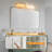 Bio 23.8" LED Flush Mounted Wall Sconce for Bathroom