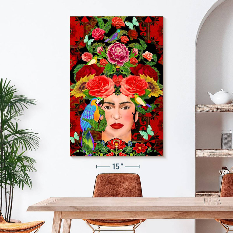 «Frida A Love Story» sur toile, H 48 po x l 32 po x P 1,25 po