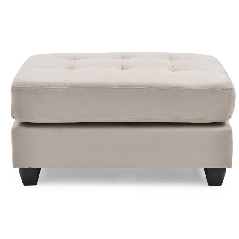 Malone Ottoman, Vanilla, Vanilla