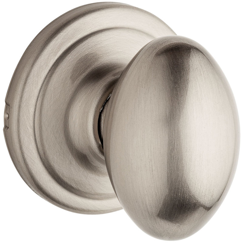 Laurel Passage Door Knob, Satin Nickel