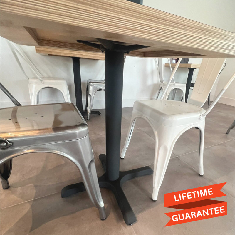 Base de table à piédestal 22 po x 22 po