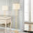  59'' Modern Glam Gold Floor Lamp with 3-Way Dimmable Lighting and Drum Linen Shade