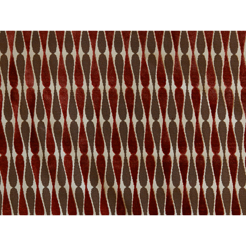 Dragonfly Fabric, Beige/Rust