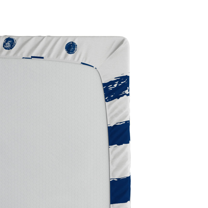 Microfiber Striped Fitted Sheet, Full Fitted Sheet