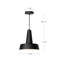 Luminaire suspendu conique à 1 lumière Juliana-66310725