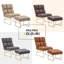 Fauteuil d'appoint avec repose-pieds en métal Endri-955875110