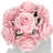 Small Real-Touch Rose Flower Centerpiece Unique Cozy Flower Arrangement-1684184197