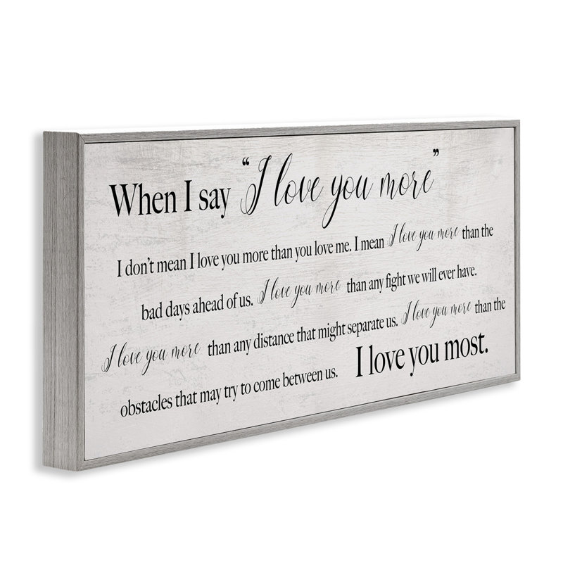 «Love You Most Sentiments», estampe numérique par Daphne Polselli, Estampe numérique Farmhouse, H 10 po x l 24 po
