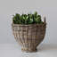 Rangement rond en rotin
