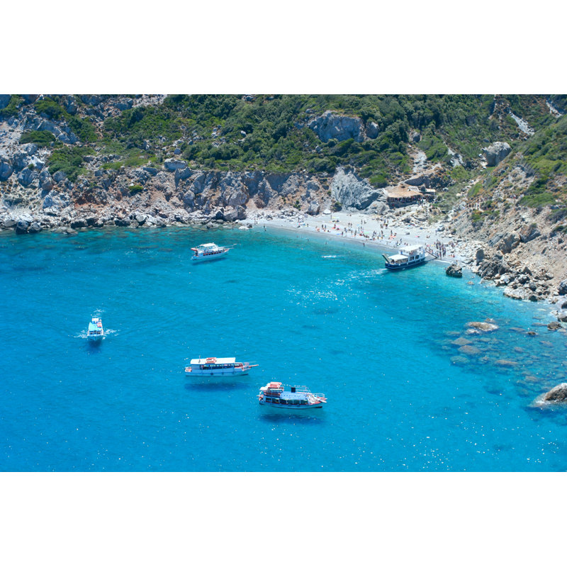 Skiathos Perfect Sea by NoSystem Images - Wrapped Canvas Print, 51cm H x 76cm W x 3.8cm D