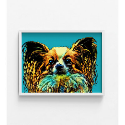 Reproduction d'affiche mignonne de chihuahua à poil long Alay, affiche d'articles de chihuahua, impression de chihuahua