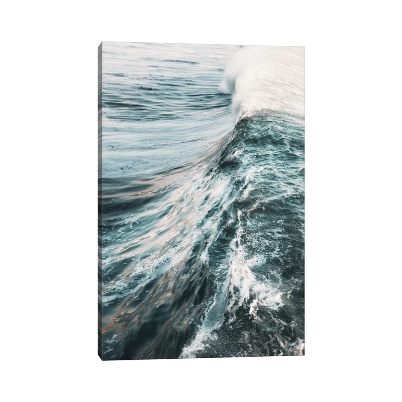 The Wave by Grace Digital Art Co - Wrapped Canvas Gallery-Wrapped Canvas Giclée, 20.32 cm H x 30.48 cm W