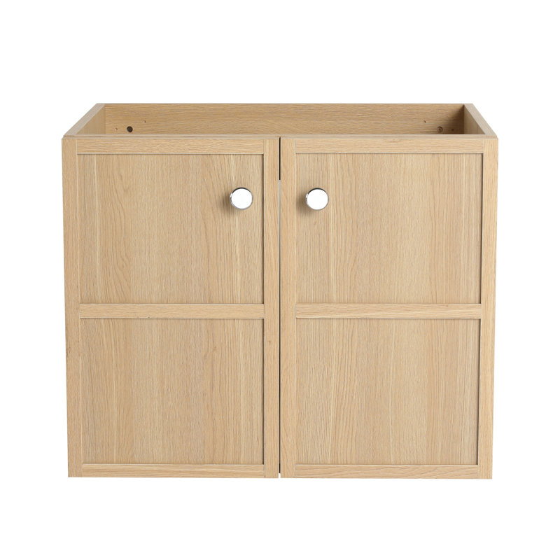 Wall-Mounted Bathroom Vanity, 2-Soft Closing Door(Excluding Sink), Bathroom Vanity, 23"