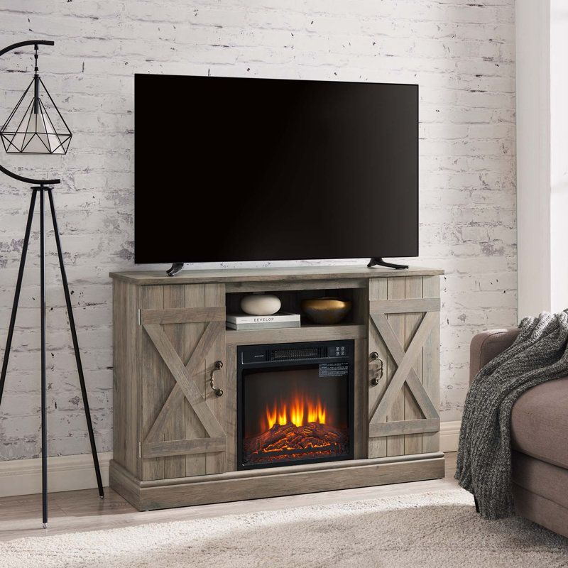 Meuble télé Farmhouse Classic, Oui, Double gris délavé