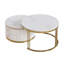 Table basse gigogne 2 tiroirs Elegant Grace
