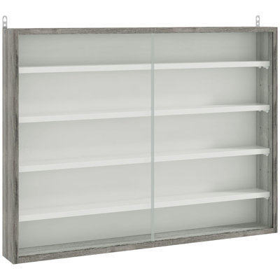 Glass 80 cm W Display Cabinet
